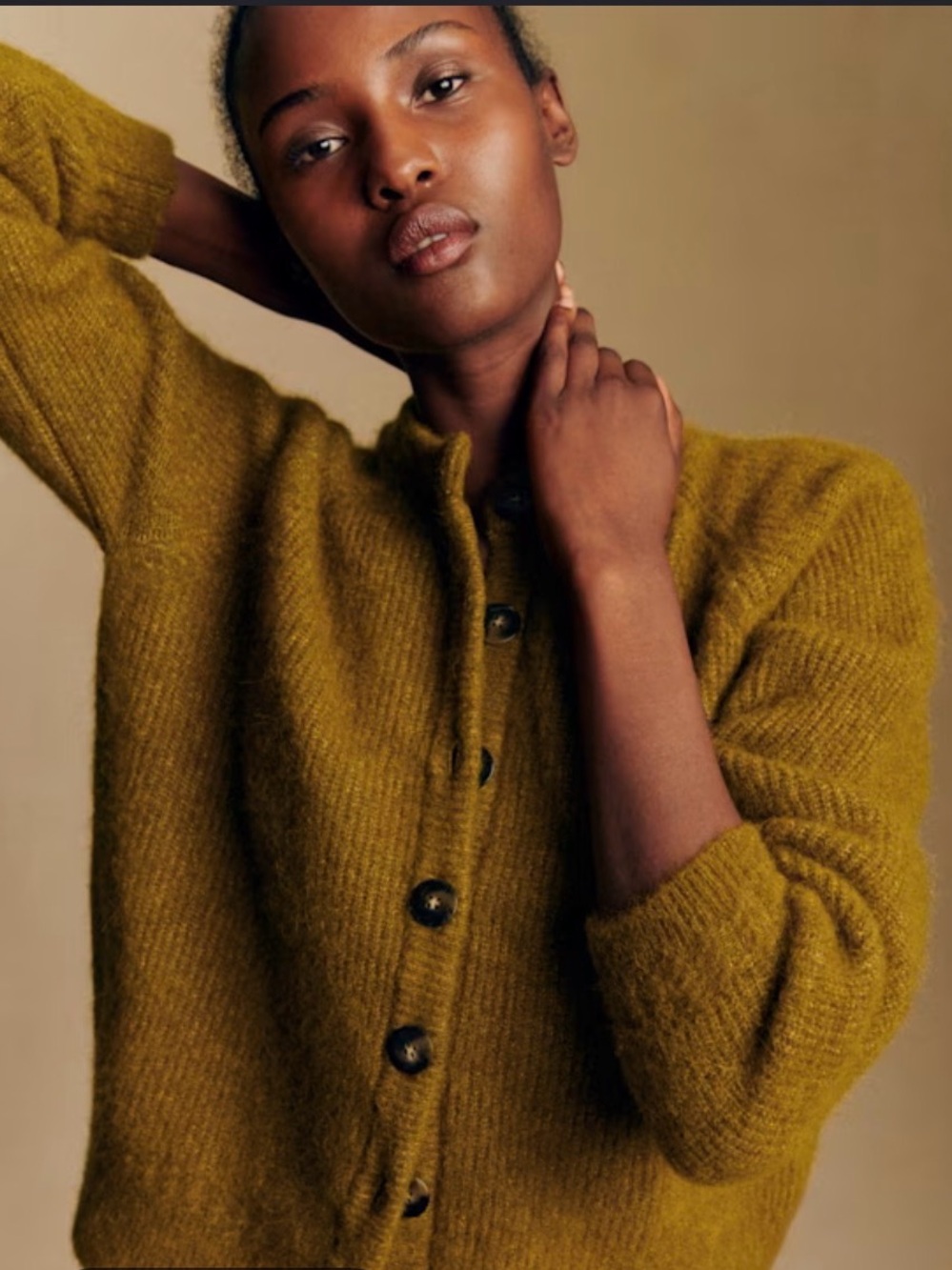NEW! Sezane Othello Cardigan (Olive)